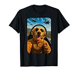 Funny Golden Retriever Fighter Pilot Dog Selfies