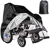 Wheelchair Cover,Electric Wheelchair Cover for Storage Waterproof,For Mobility Scooter Rolling Walker, Protector from Dust Dirt Snow Rain Sun Rays (100 x 66 x 102 cm) (100 x 66 x 102 cm)