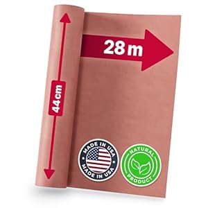 HOLY SMOKE® USA Butcher Paper 44 cm x 28 m Rolle - Metzgerpapier zum Grillen für saftiges Fleisch durch Low & Slow BBQ - Made in USA