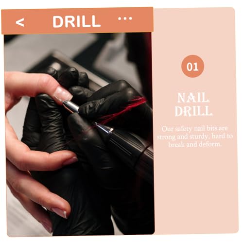 Kit profesional de fresas para manicura y cuidado de cutículas miniatura 6