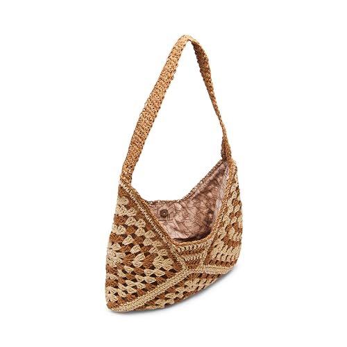 Image of Steve Madden Women's Steve Madden Bora Straw Crochet Hobo