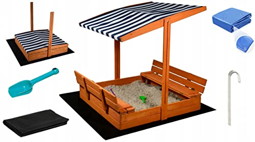 Sandkasten Mit Dach Und Deckel