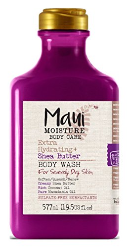 Maui Moisture Body Wash Shea Butter 19.5 Ounce (577ml) (2 Pack)