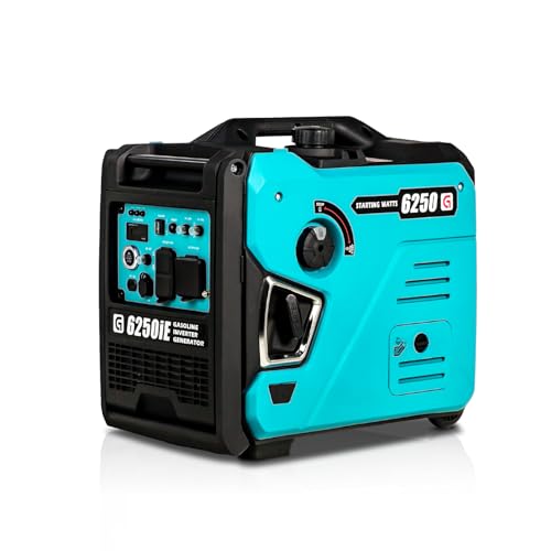 6250W Gas Portable Inverter Generator with Remote Start