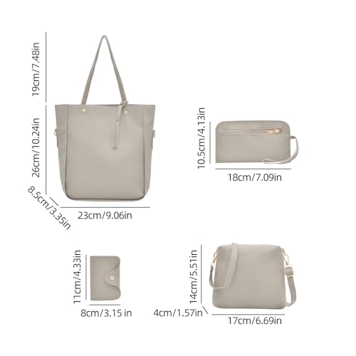 Set de 4 Bolsos Casual para Mujer miniatura 3