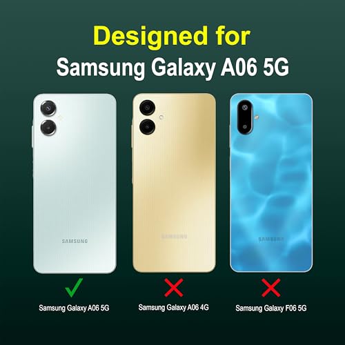 Image of Zapcase Back Case Cover for Samsung Galaxy A06 5G | Compatible for Samsung Galaxy A06 5G Back Cover | Liquid Silicon Magic Case with Camera Protection | Dark Green