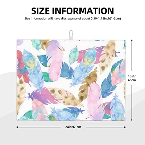 Tapis de séchage vaisselle en microfibre pour éviter l'eau - 4