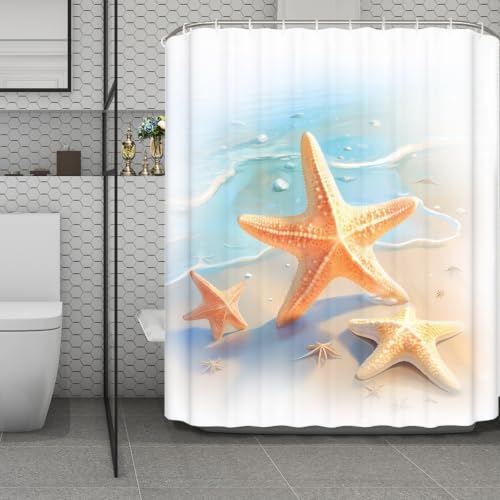 Rideau douche textile anti éclaboussures 180x220 jaune