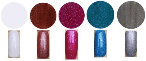 Gel Polish Fifth Element Pallet - Uv Nail Gel Soak Off Professional - 5 Bottle Set