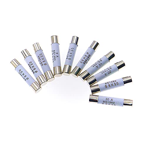 Fusibles 6x30mm kit d'assortiment FFOCCO 250V action rapide de 0.5 ampères à 30 ampères - 5