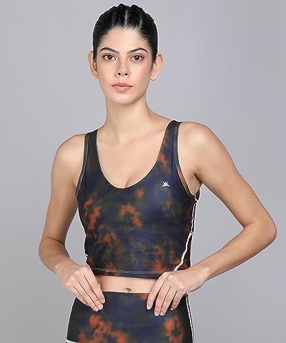 Image of Kobo Medium Impact Slip on Everyday Sports Bra for Women - Lightly-Padded, Non-Wired & High Coverage | Lined Cups with Removable Inserts (Imported)