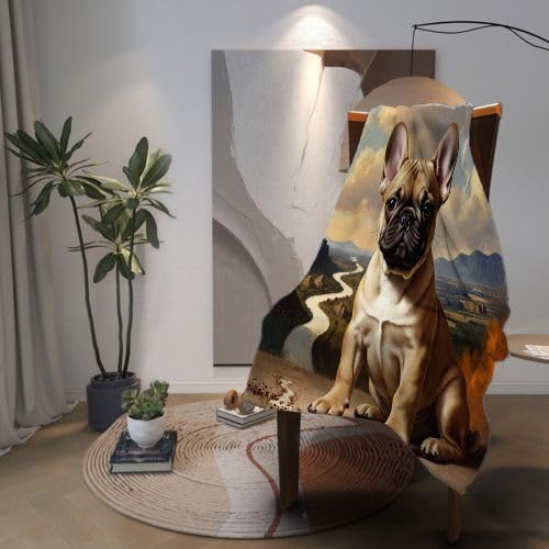 Couverture Polaire 240 x 260 Animaux Chiens, Couverture Polaire Grande Taille 240x260 cm | Usage Multiple comme Couette d'Appoint, Assure Une Protection Contre Le Froid B197