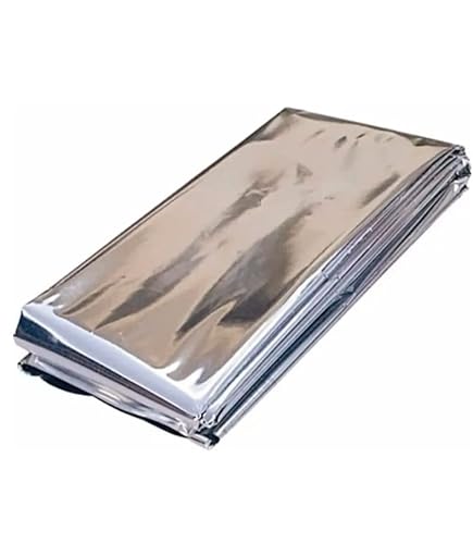 Estilo Boleiro Cobertor Manta Térmica Aluminizado Isolante Emergência Resgate