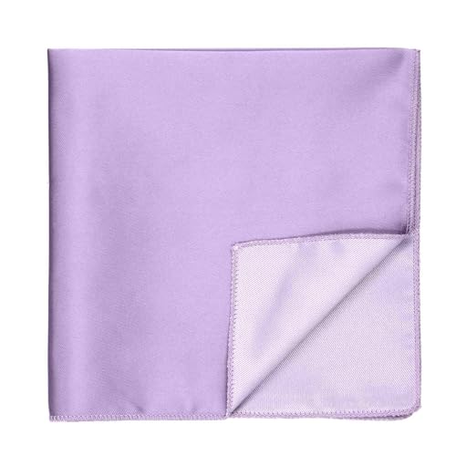 Image of tiemart Solid Color Pocket Squares for Men | For Suits, Perfect for Wedding Parties, 12 x 12 inch / 30 x 30 cm