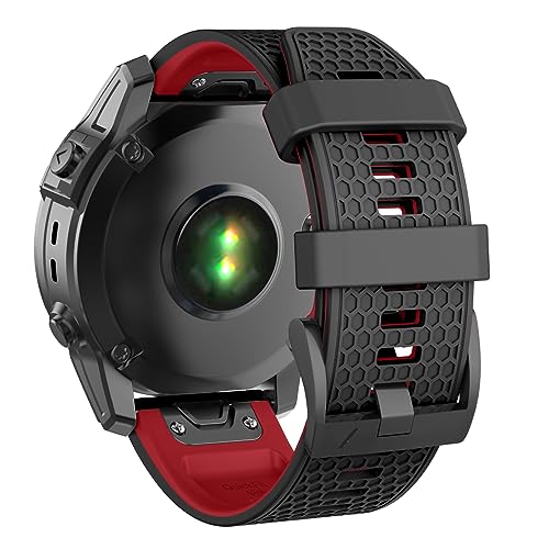 MYSNBKN 26 mm Quick Fit Strap for Fenix 8 51 mm/Fenix 7X/Fenix 6X/Fenix 6X Pro/Fenix 5X/Fenix 5X Plus/Fenix 3/Fenix 3 HR