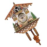 Horloge murale rétro – l'affichage est clair et permet de lire l'heure facilement à tout moment