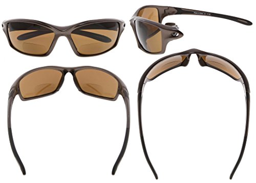 Image of Eyekepper Bifocal Sunglasses for Women Men, Rectangular Frame