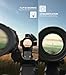Feyachi M36 1.5X - 5X Red Dot Sight Optics Magnifier with Flip to Side Mount