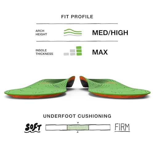 Superfeet Hike Support Insoles - Trim-to-Fit Comfort Carbon Fiber Orthotic Inserts for Hiking Boots or Shoes - Professional Grade - 9.5-11 Men, 10.5-12 Women3