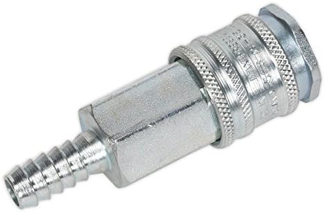 Sealey Coupling Body Tailpiece, PCL XF-Euro Range, 5/16" Bore Hose - AC80, Silver