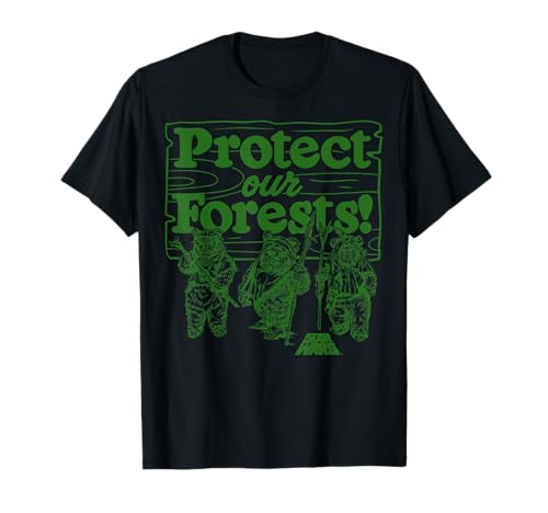 Star Wars Ewoks t-shirt de marche pour protéger les forêts lors de vos bivouacs d'été