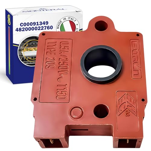 Microinterruptor de Encendido para Cocina de Gas con Código Original C00091349 para Ariston para Indesit 482000022760 para Whirlpool - MADE IN ITALY - Garantía de 10 Años - MONTERAL