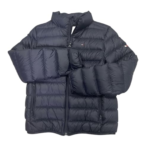 Tommy Hilfiger Unisex Kids U ESSENTIAL LIGHT DOWN JACKET, Desert Sky, 10 Years