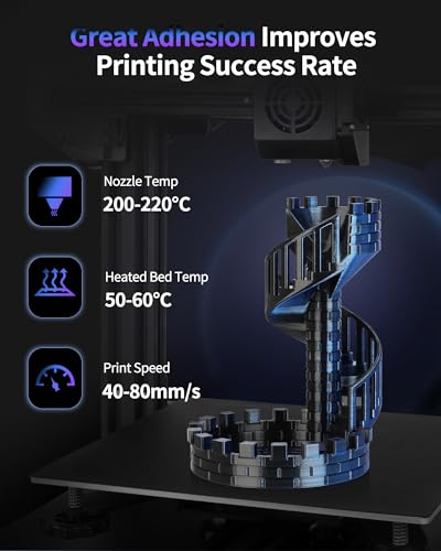 Image of LANDU Silk Tri-Color PLA Filament 1.75mm 1Kg,Triple Color Silk PLA Filament, Silk Rainbow PLA Filament,Neatly Wound 3D Printer Filament, 3 in 1 Multi Color Filament + /-0.02mm, Silk Black Blue Purple