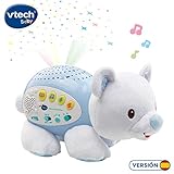 VTech Baby - Ártico estrellitas, Proyector de bebe con música relajante para ayudarle a dormir, historias, sonidos de la naturaleza, rimas infantiles y canciones de cuna, temporizador (80-506922)