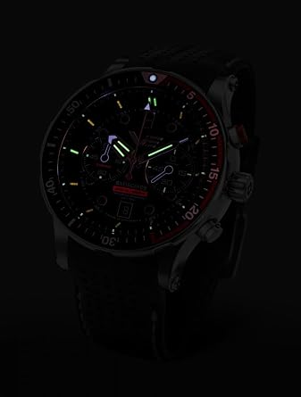 Vostok Europe Batiscafos 511A771-B Men's Chronograph with Stainless Steel Link Strap