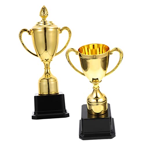 INOOMP Troféu Infantil 4 Peças Brinquedos Infantis Decoração De Metal Decoração Esportiva Troféu Esp