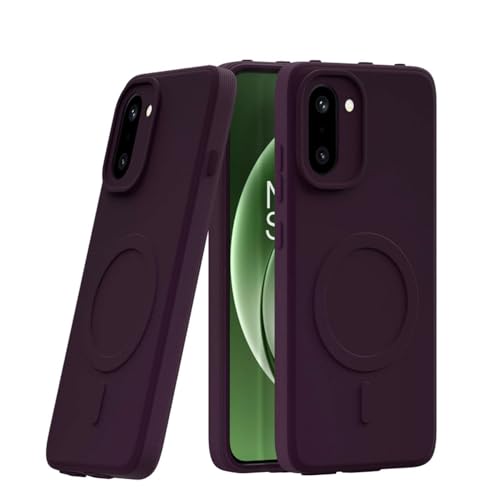 Image of Back Cover Compatible with OnePlus 15R 5G | MagFit Ring Design (Non-Magnetic) | Shockproof Case | Anti-Slip Grip | Raised Camera Edges | Slim Protective Case for OnePlus 15R 5G (Purple)