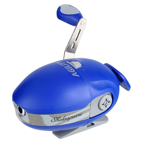 Shakespeare Agility Carrete de Pesca Spincast, Diseño Ultra Ergonómico, Manijas con Grip Suave, Pre-cargado con Línea Stren miniatura 1