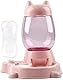 Automatischer Futter- und Wasserspender für Haustiere, kleine und mittlere Größe (Rosa) Geschenkidee