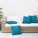 Photo Gallery teenpull set di 4 cuscini per divano da esterno, blu, 40 x 40 cm, impermeabili, in poliestere, ideali per mobili da giardino, sedia, divano e patio Photo Gallery teenpull set di 4 cuscini per divano da esterno, blu, 40 x 40 cm, impermeabili, in poliestere, ideali per mobili da giardino, sedia, divano e patio
