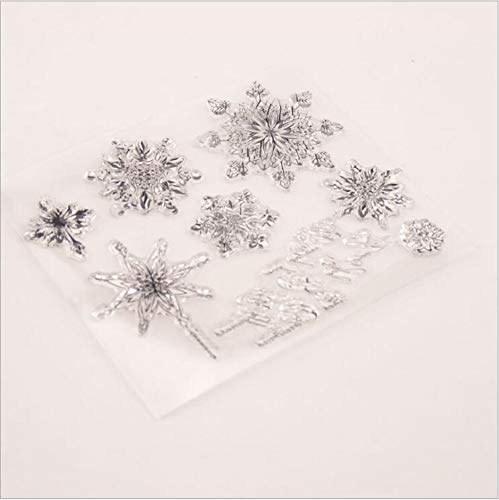 Welcome to Joyful Home 1pc Snowflake Wishing You Love Joy Christmas Rubber Clear Stamp for Card Making Decoration and Scrapbooking - Image 4