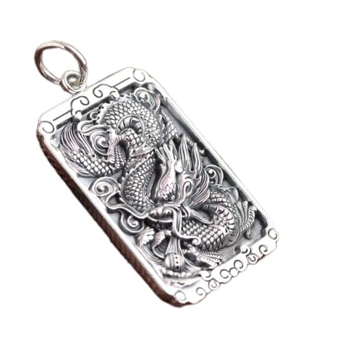 Pendentif Totem Dragon en argent, le cadeau créatif idéal pour un style unique