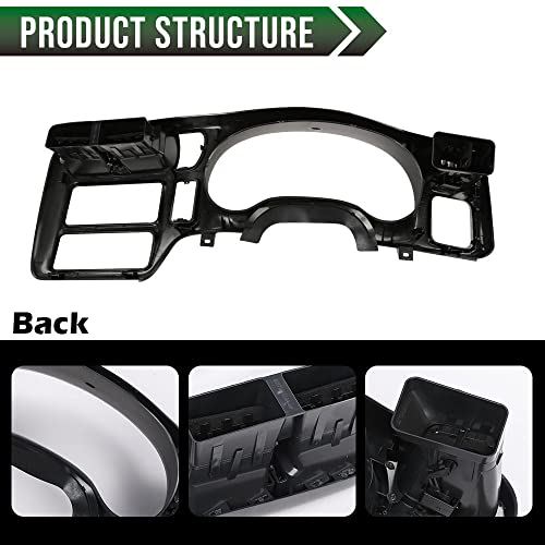 image for GRAND ORANGE Dash Trim Bezel Compatible with Blazer Jimmy Sonoma S10 1