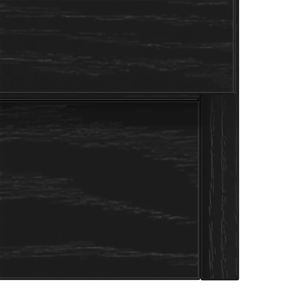 vidaXL Mueble para Lavabo de Roble Negro 63x30x54 cm, Armario de Lavabo, Armario de baño, Mueble de tocador, gabinete de baño, Muebles de baño