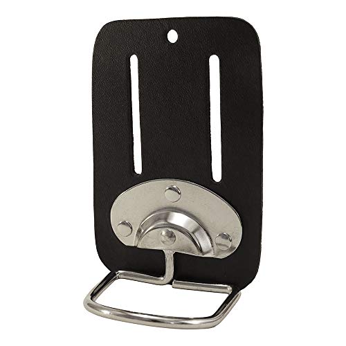 Hammerhalter swing aus Rindleder, schwarz
