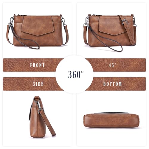 small crossbody bags for women cell phone bag mini over wristlets handbag wallet purse with card slots