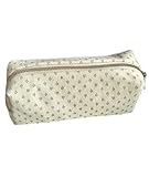 Estojo de lápis de flor, lindos estojos florais com zíper