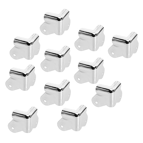 HOMSFOU 24pièces Protection Angle pour Haut-Parleur Protection des Bords du Haut-Parleur Protection Angle Fer Utile des Bords Lot