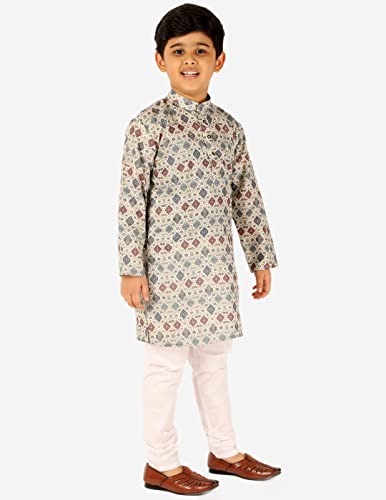 Boy's Silk Indian Boys Kurta set | Traditional Wear | 1 To 16 Years | Pack Of 1 (S-166)3