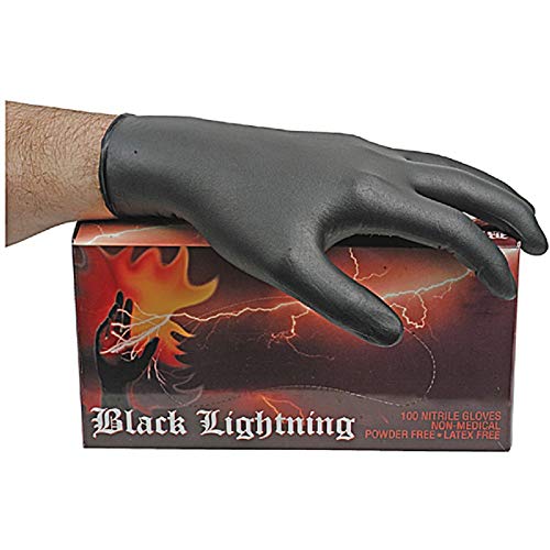 Gant nitrile noir 2XL DB Electrical anti-déchirure boîte de 100 pièces