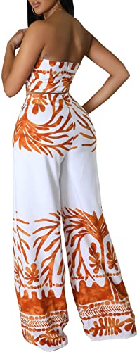 Casual Two Piece Sets for Women Elegant Off The Shoulder Tube Top Long Straight Pants Vacation Outfits Beach2