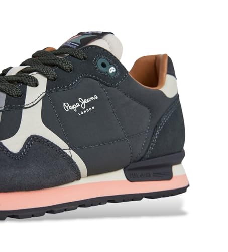 Pepe Jeans Brit Prints M Sneak baskets légères pour marcher en ville - 5