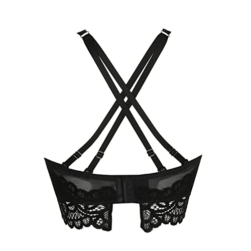 Prima Donna Women's Twist First Night Triangle Bra 014-1886 34G Black #TOP6