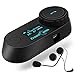 Produktbild FreedConn TCOM-SC Bluetooth Motorradhelm Sprechanlage, unterstützt 2/3 Fahrer mit LCD-Bildschirm, Motorrad Intercom Headsets Mit 800M, GPS, FM Radio, LCD Bildschirm(1 Einheit mit Hard Kabel Headsets)