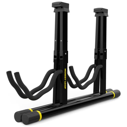 Monkey Loop Double Prime – Guitare Stand pied pour 2 Guitares – Compatible avec les Guitares Acoustiques, Électriques et Basses – Robuste et Stable – Accessoire Pliage - Les Beatles, Paul McCartney, John Lennon, RIngo Starr, George Harrison Monkey Loop Double Prime - Guitare Stand pied pour 2 Guitares - Compatible avec les Guitares Acoustiques, Électriques et Basses - Robuste et Stable - Accessoire Pliage – Image 6